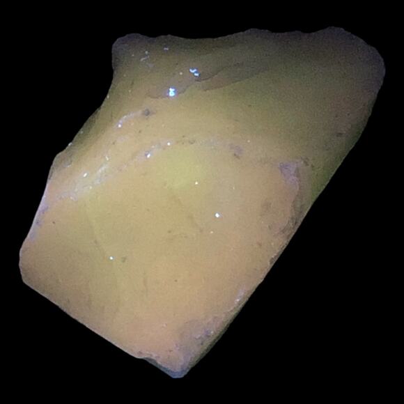 Jadeite Art Glass Cullet Glowing Opaque Manganese Slag Glass #4GX88 - Picture 1 of 7